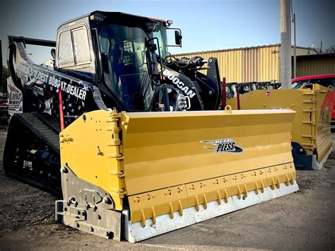 metal pless skid steer|metal plows for sale.